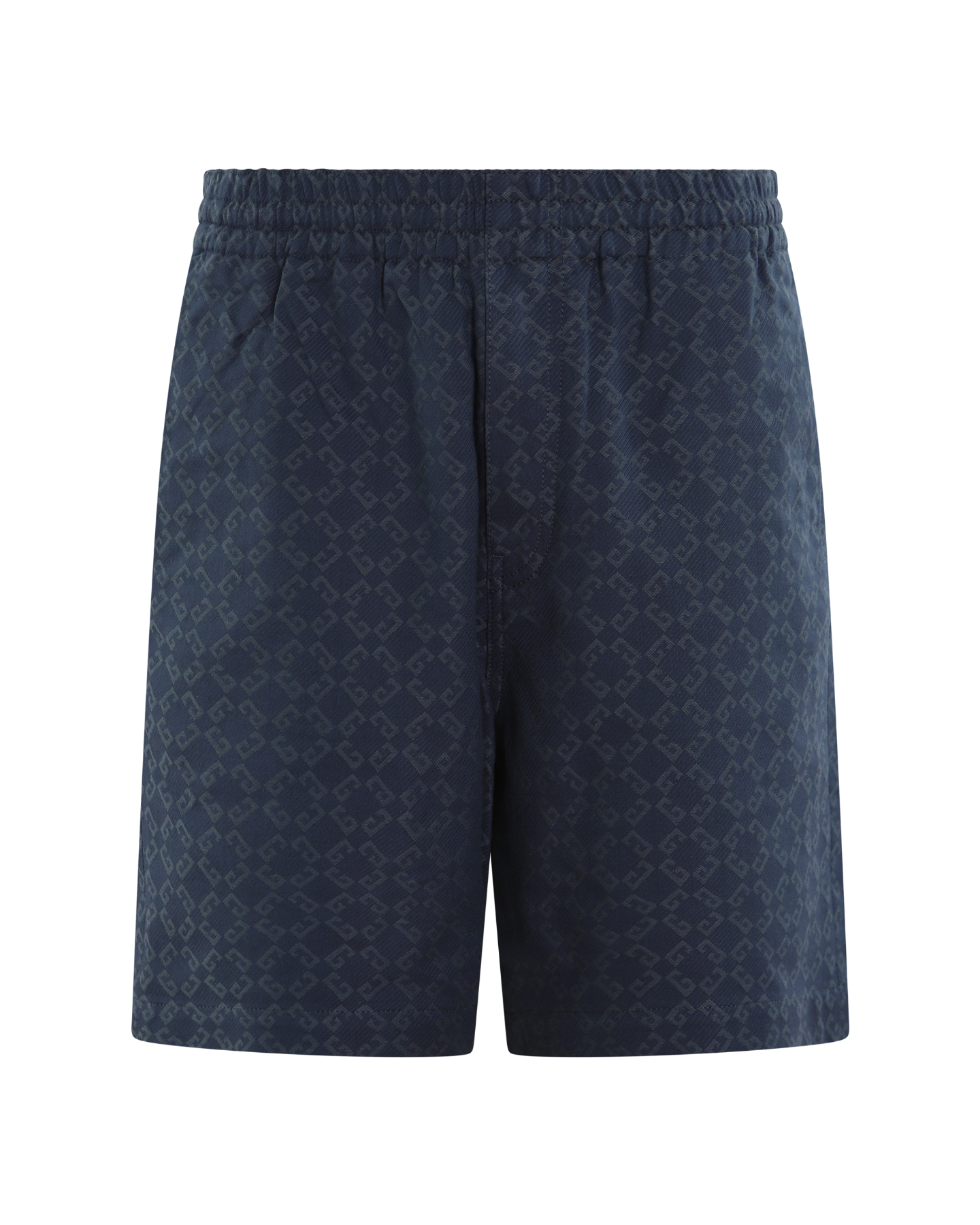 Heren Monogram Logo Short Blauw