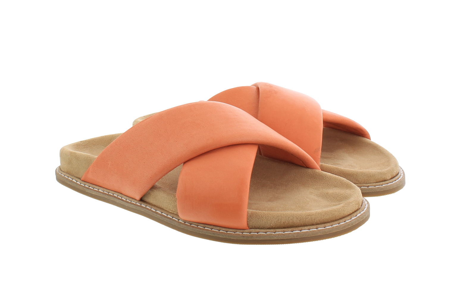 Women Leather Band Slipper