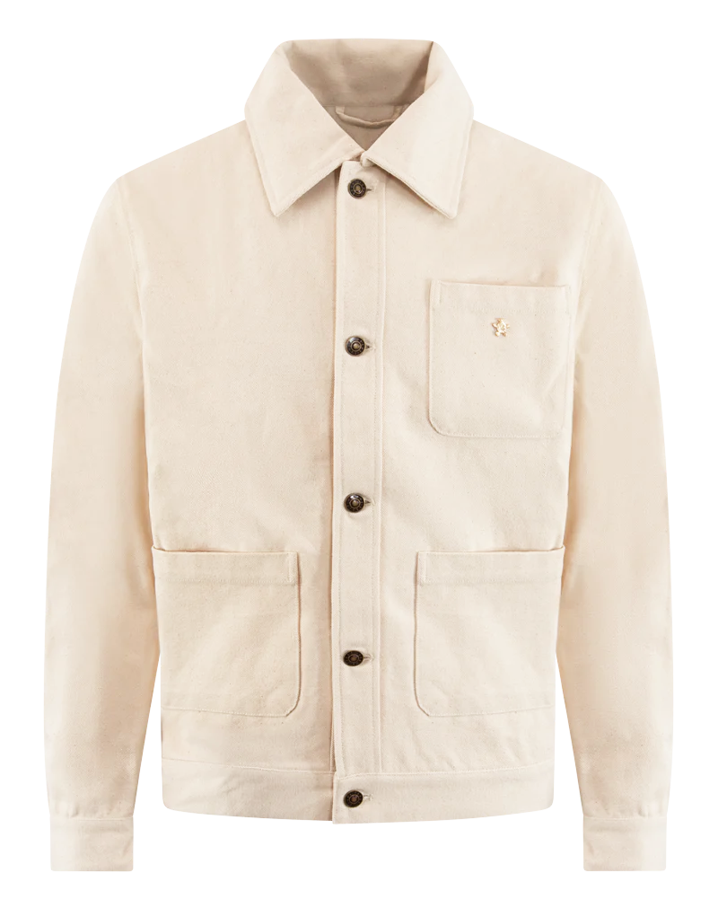 Heren Fitted Heavy Canvas Jacket