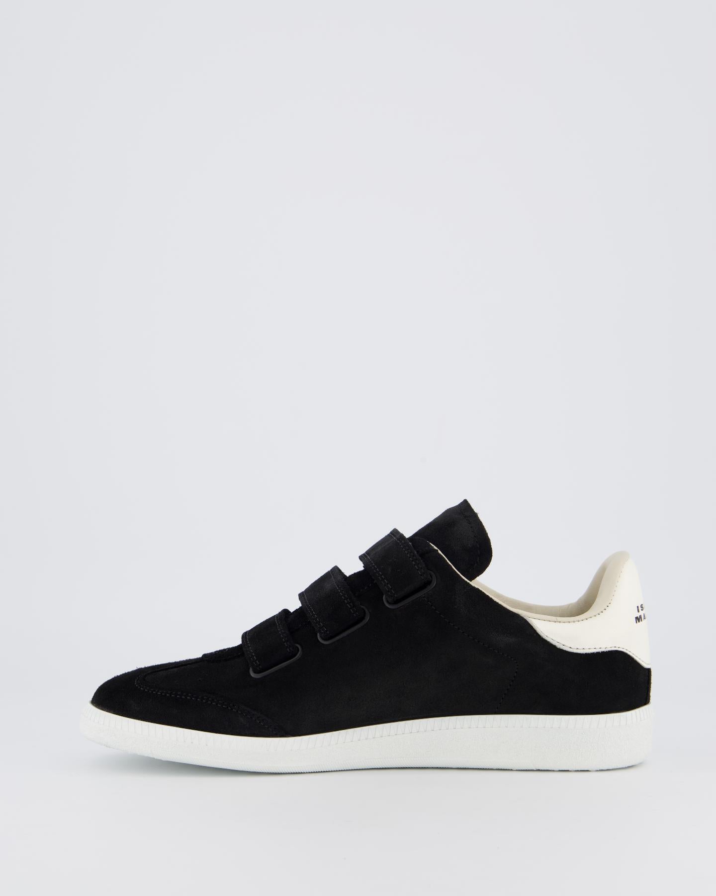 Dames Beth Sneaker Suede Zwart/Wit