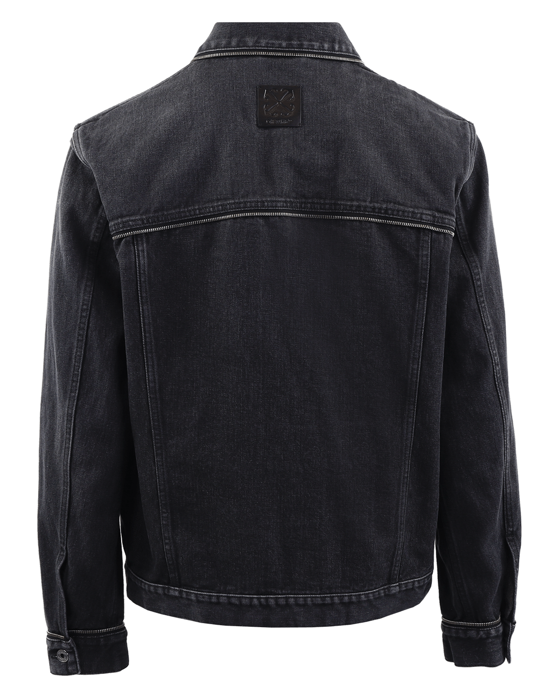 Men Arrow tab zip skate gray