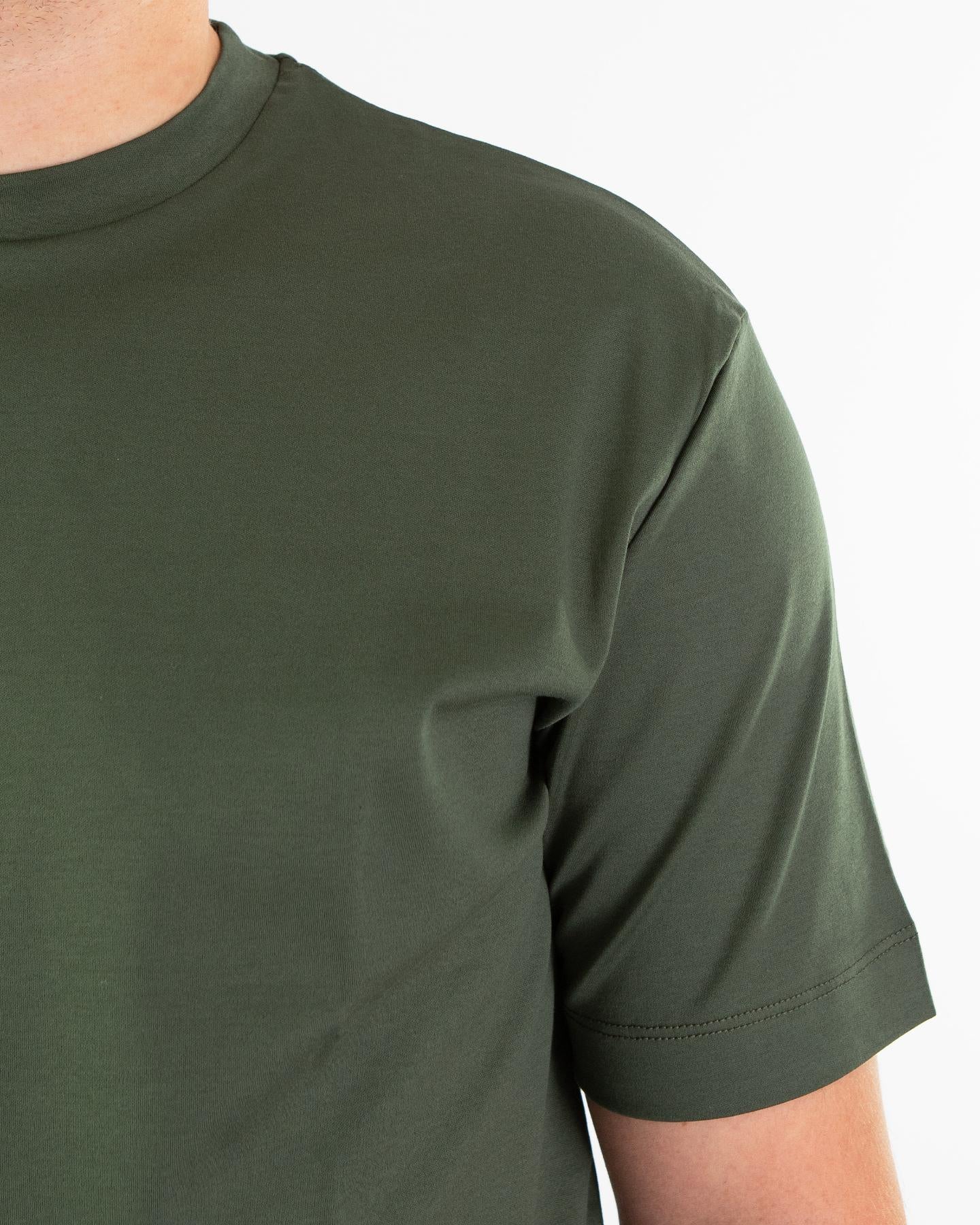 Heren Interlock Supima T-Shirt Groen