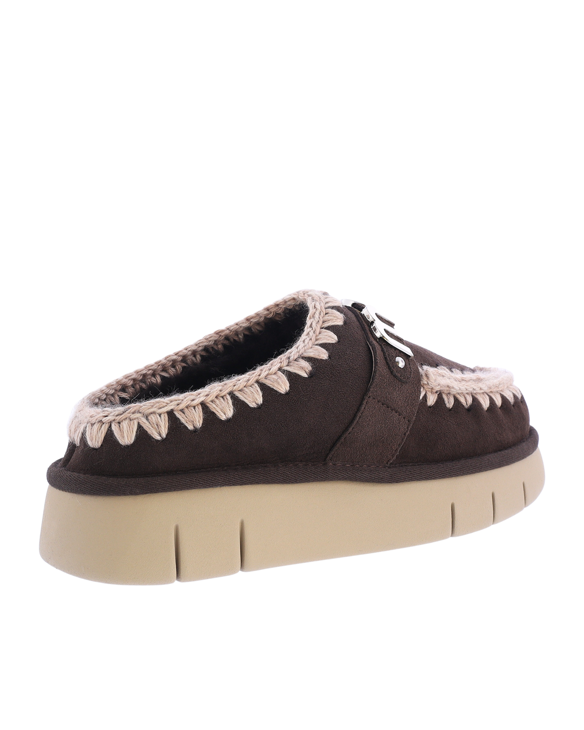 Women Bounce Clog Logo Mocha