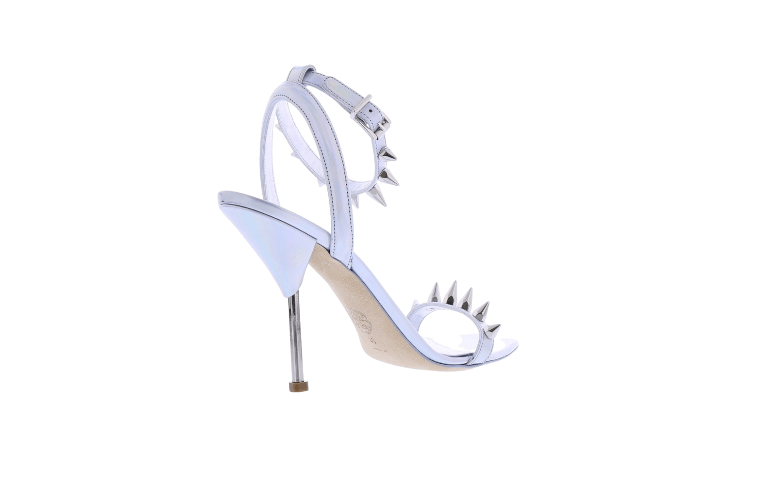 Women Spike Sandal Silver