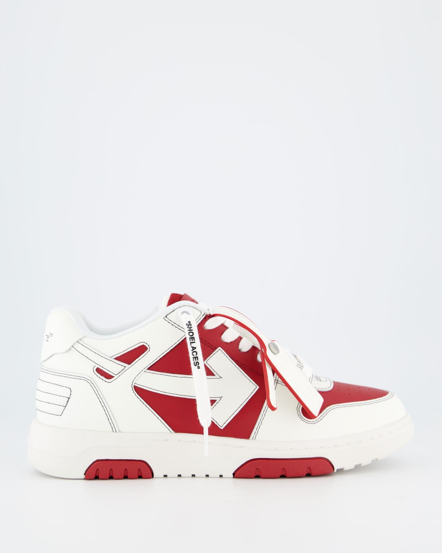 Heren Out Of Office Sneaker WHT/RED