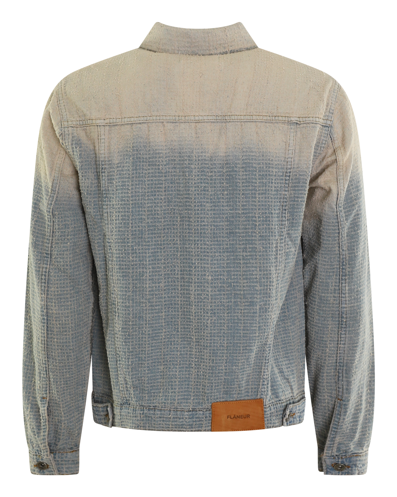 Heren Faded Tweed Denim Jacket