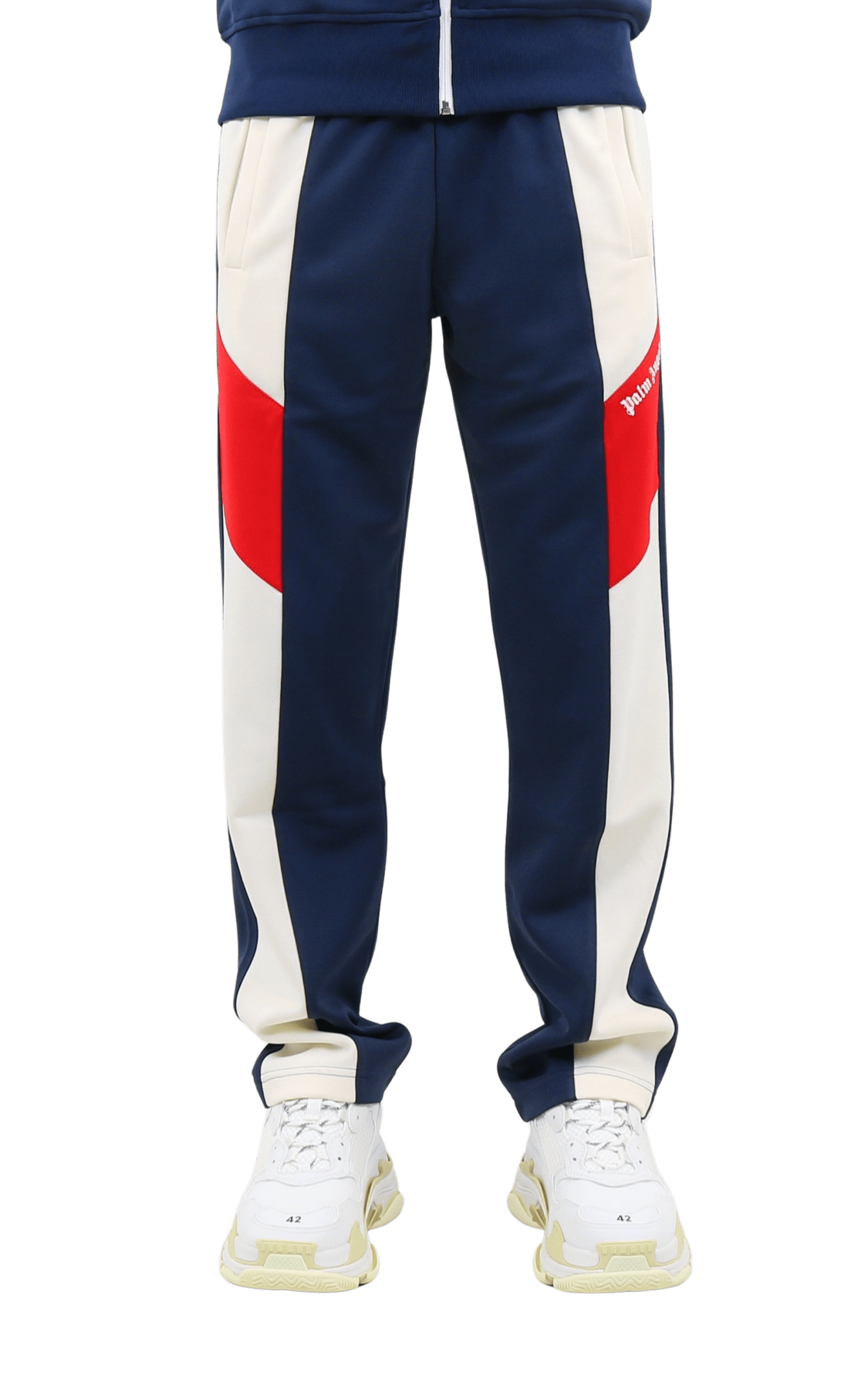 Red palm discount angels track pants