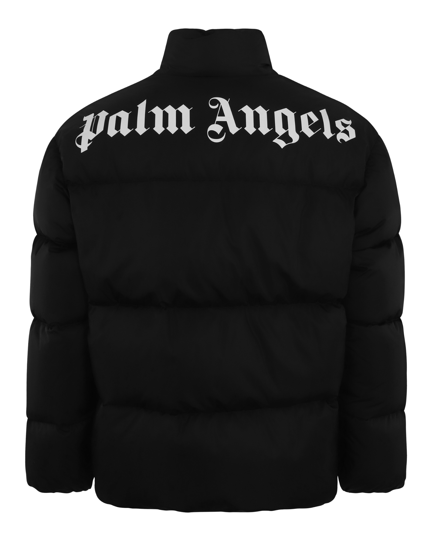 Palm Angels | Curved Logo Track Jacket | Men | Blk/Wht 1001 | Flannels