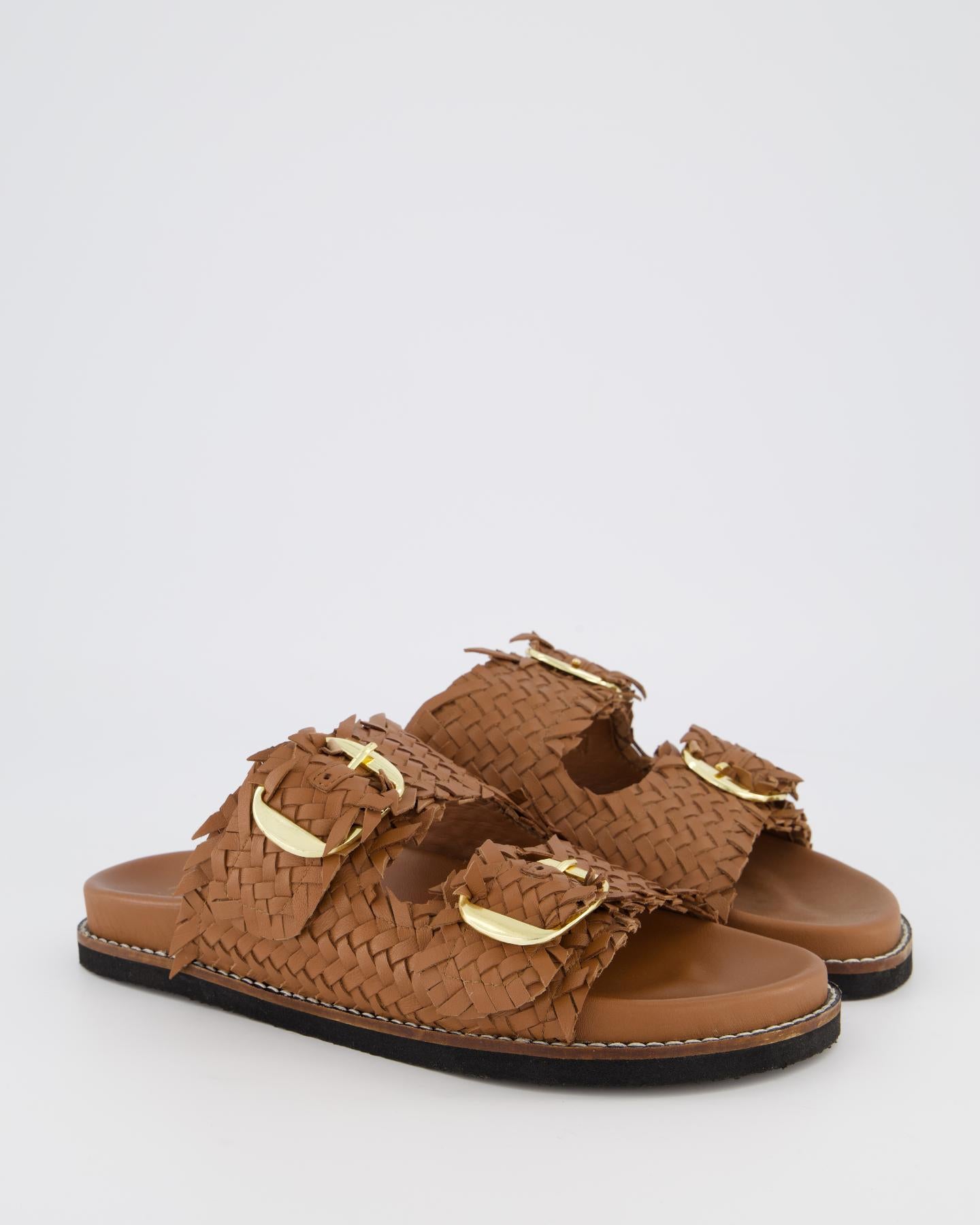 Dames Knot Slipper Bruin