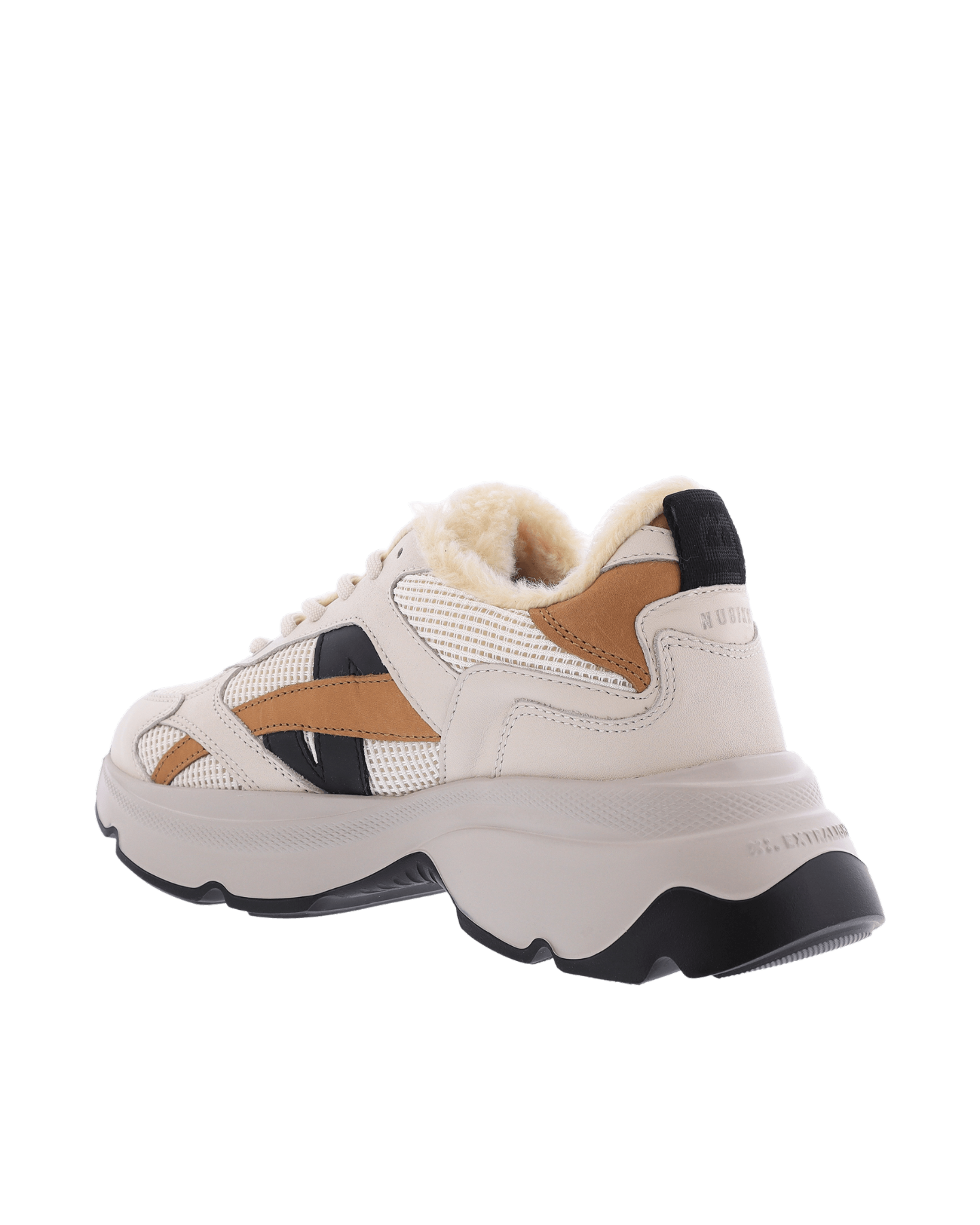 Women Ross Nomad Fur Sneaker Beige