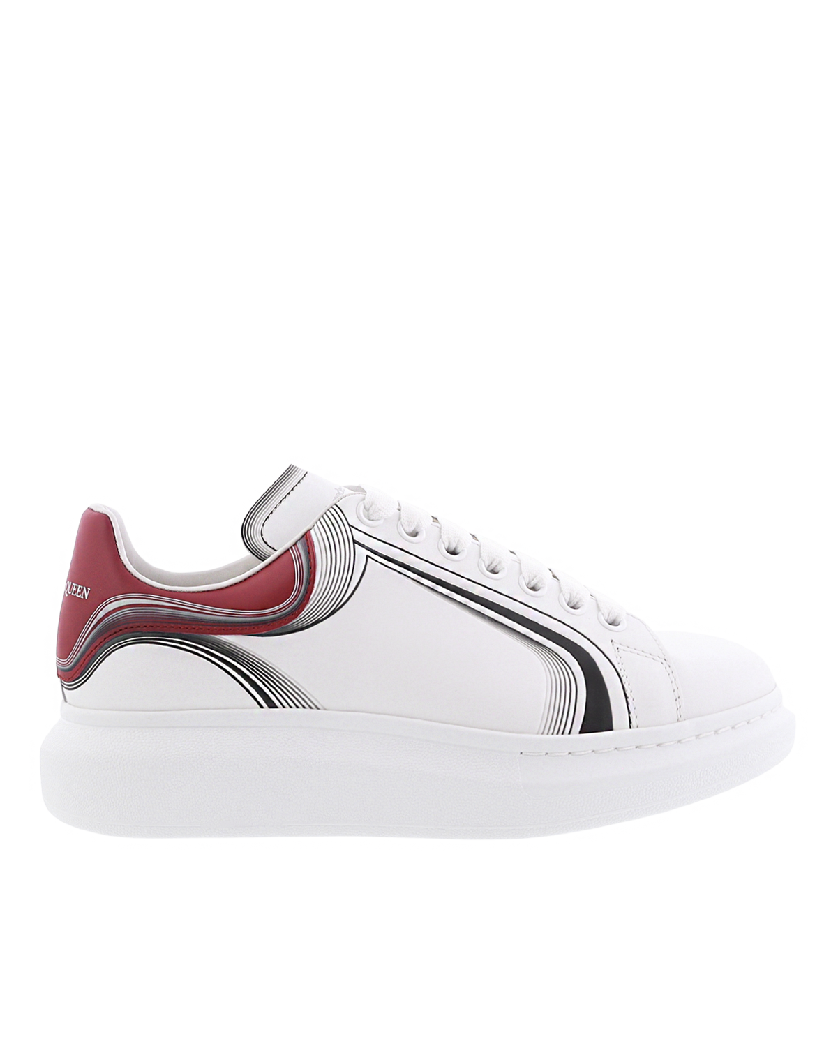 Alexander mcqueen sneakers hot sale white and red