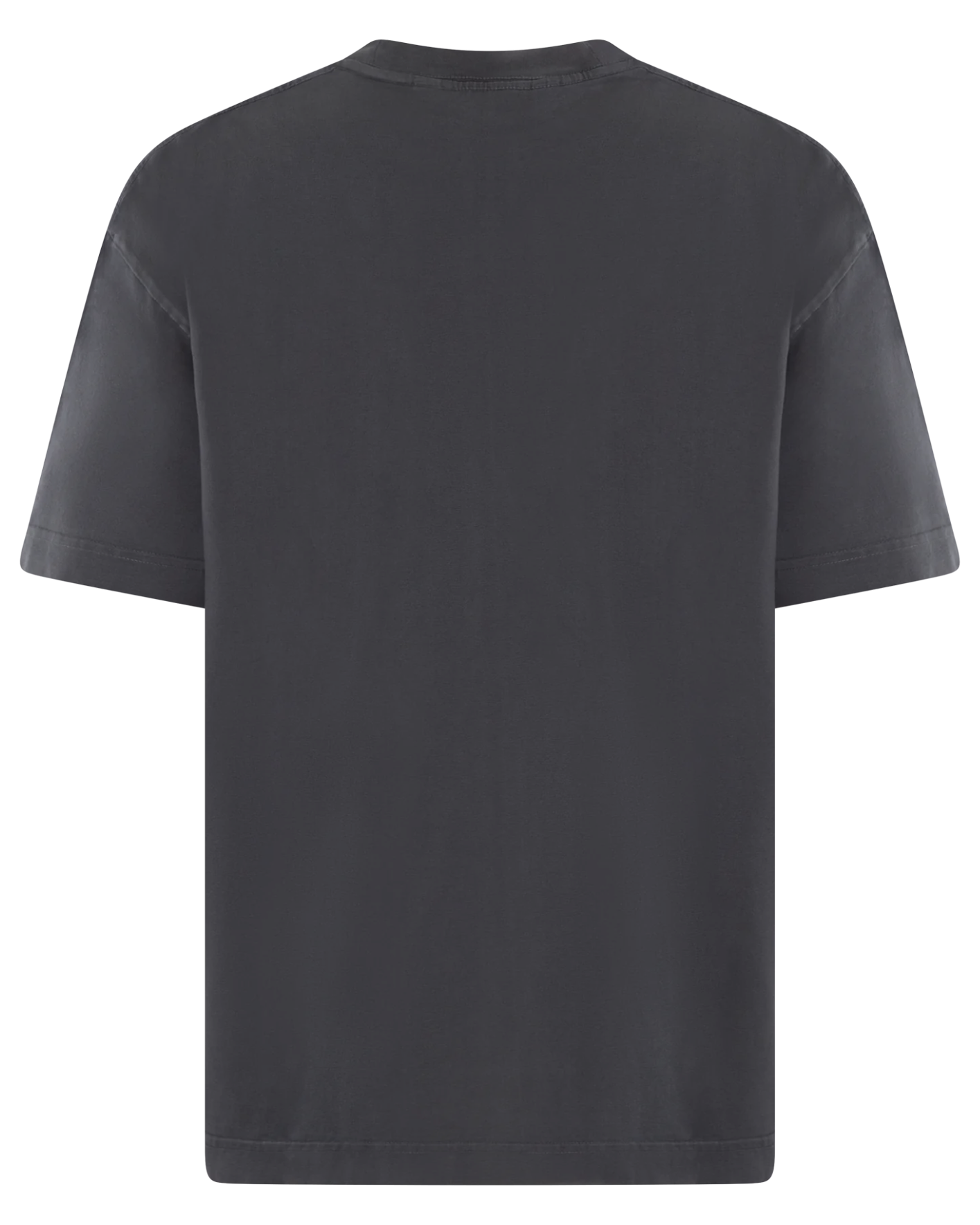 Heren Cracked Logo T-Shirt Dk Grey