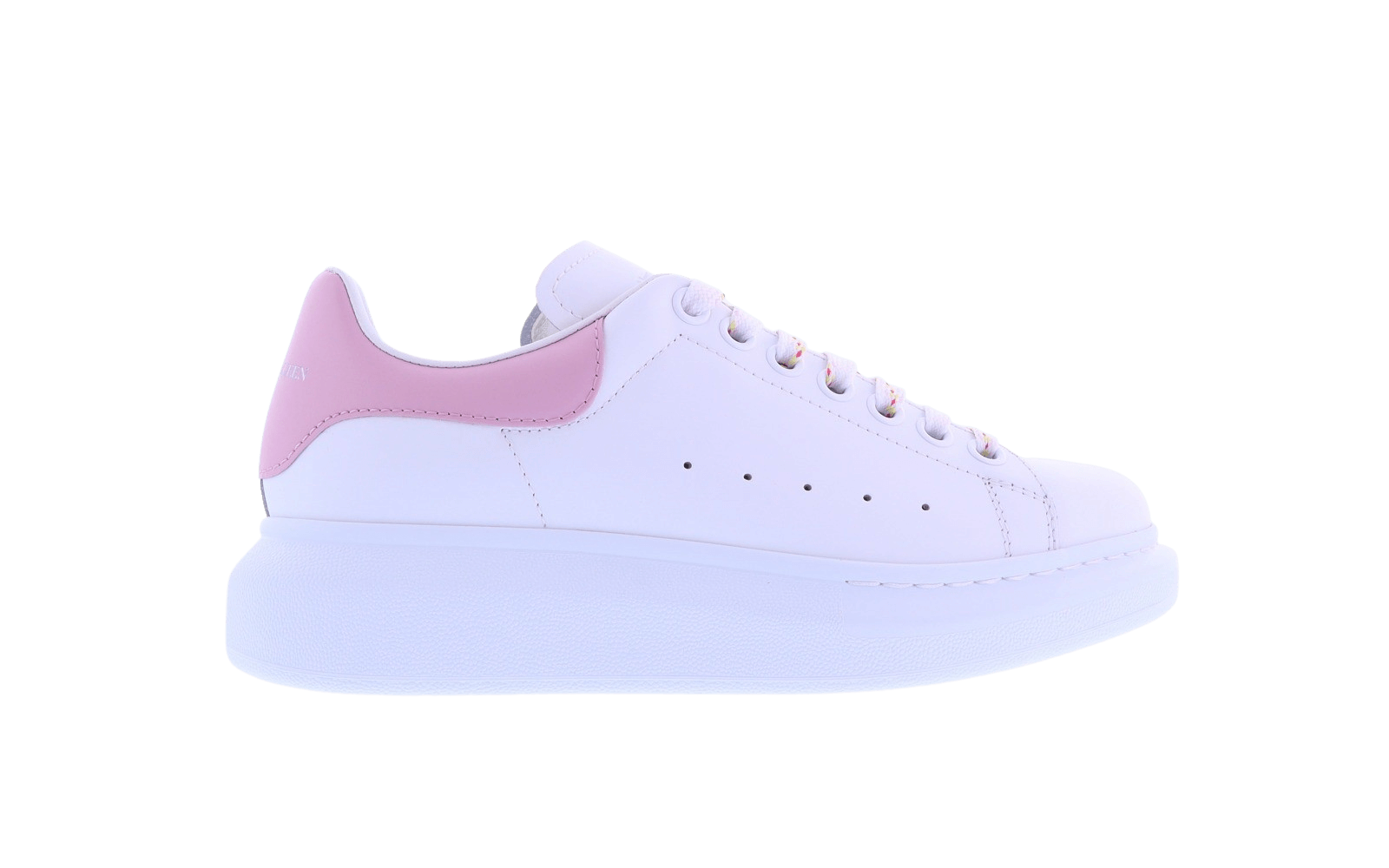 Alexander mcqueen white hot sale & pink oversized sneakers