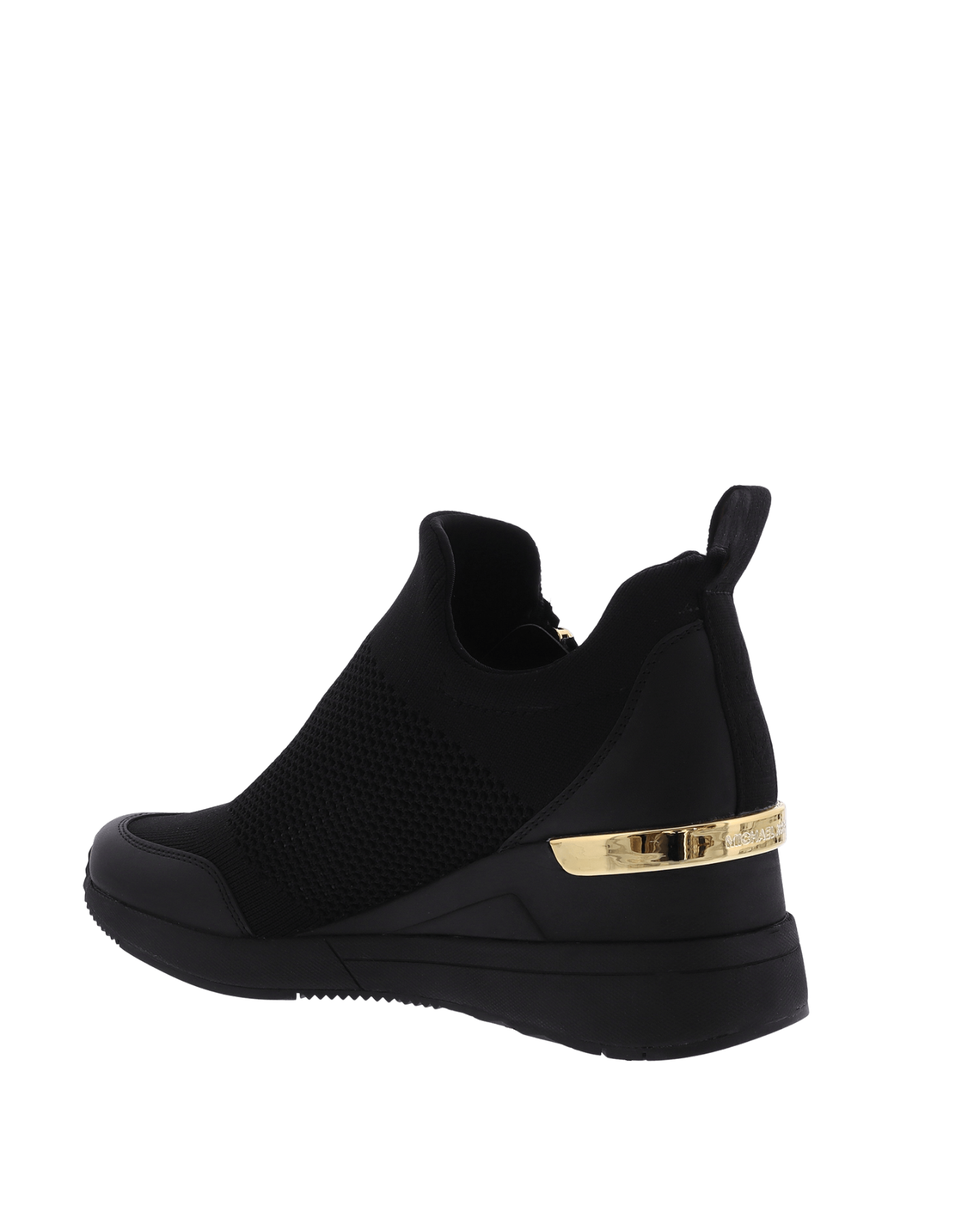 Women Willis Wedge Sneaker Black/Gold