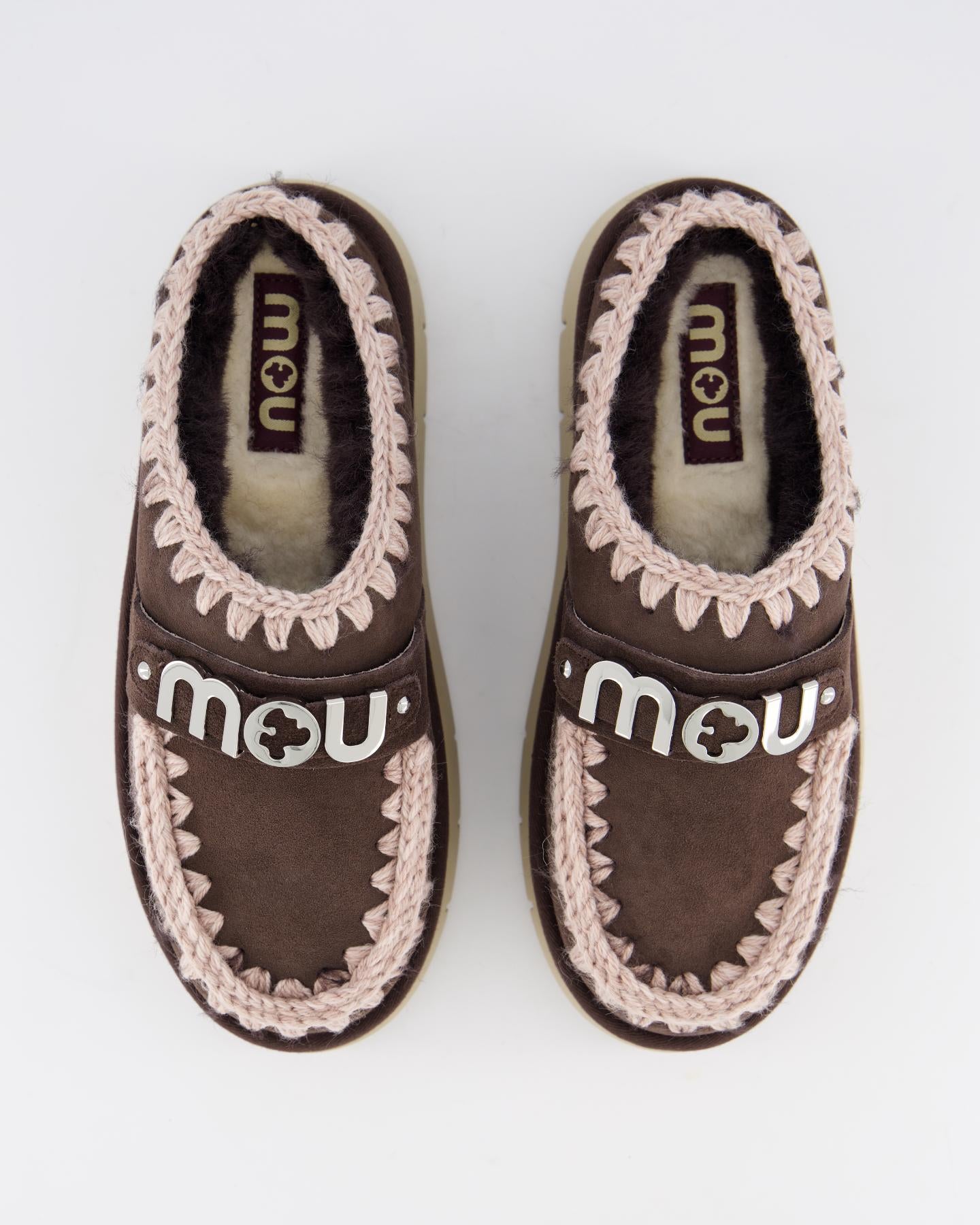 Dames Bounce Clog Logo Mocha