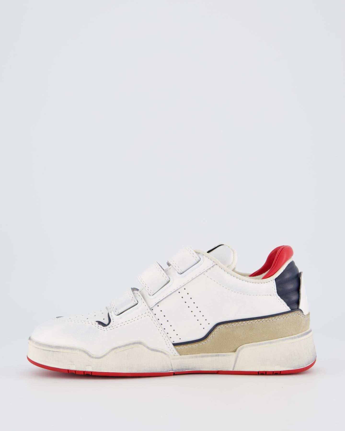 Dames Oney Sneaker Wit/Blauw/Rood