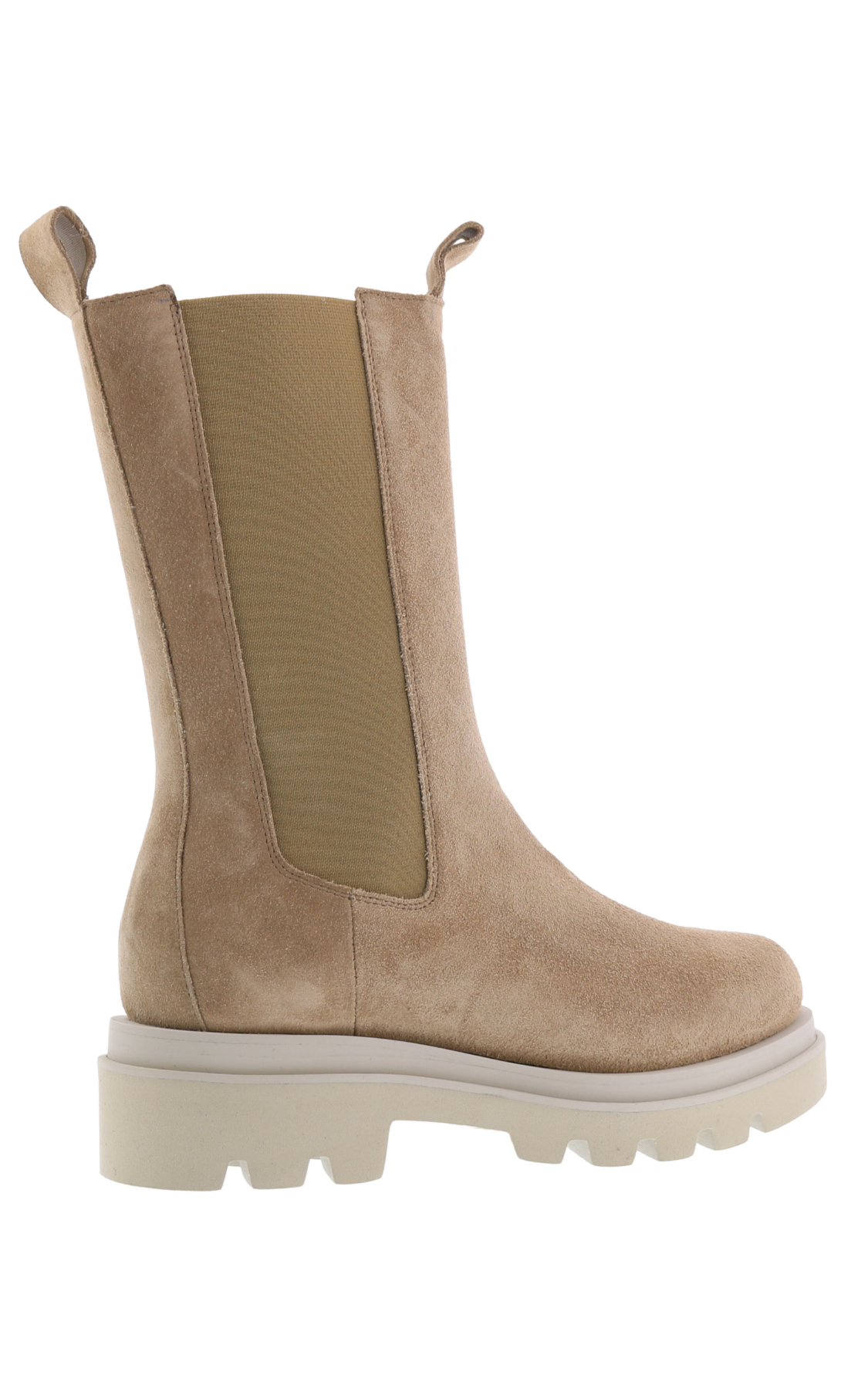 Women Bloque Beige High Chelsea