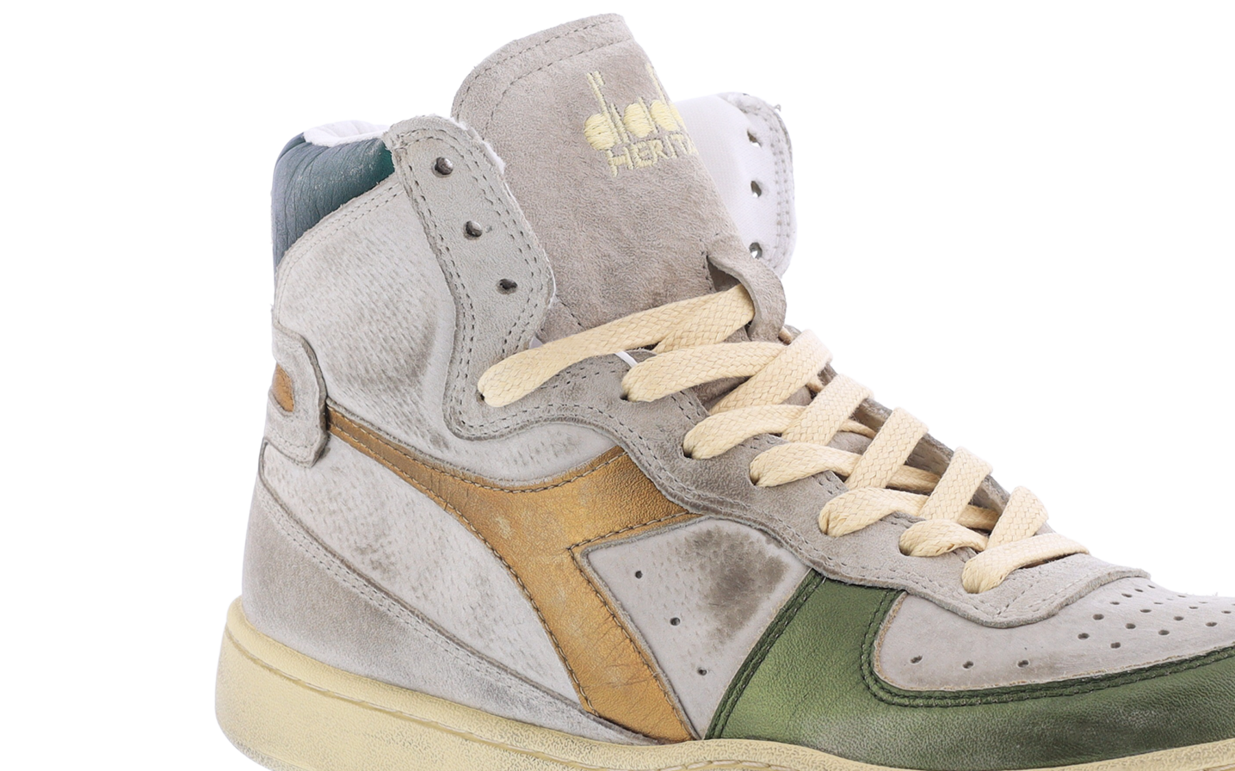 Women Mi Basket Metal Beige/Green