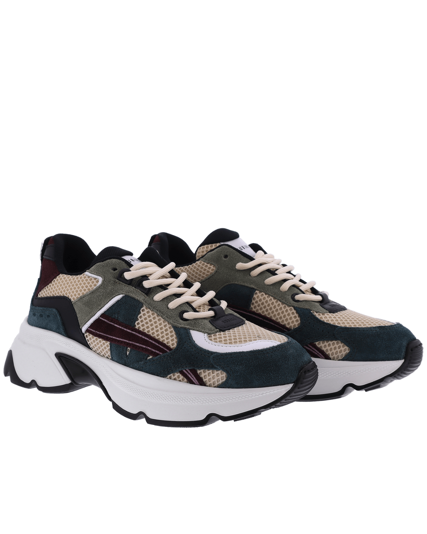 Women Ross Nomad Sneaker Green/Bordo