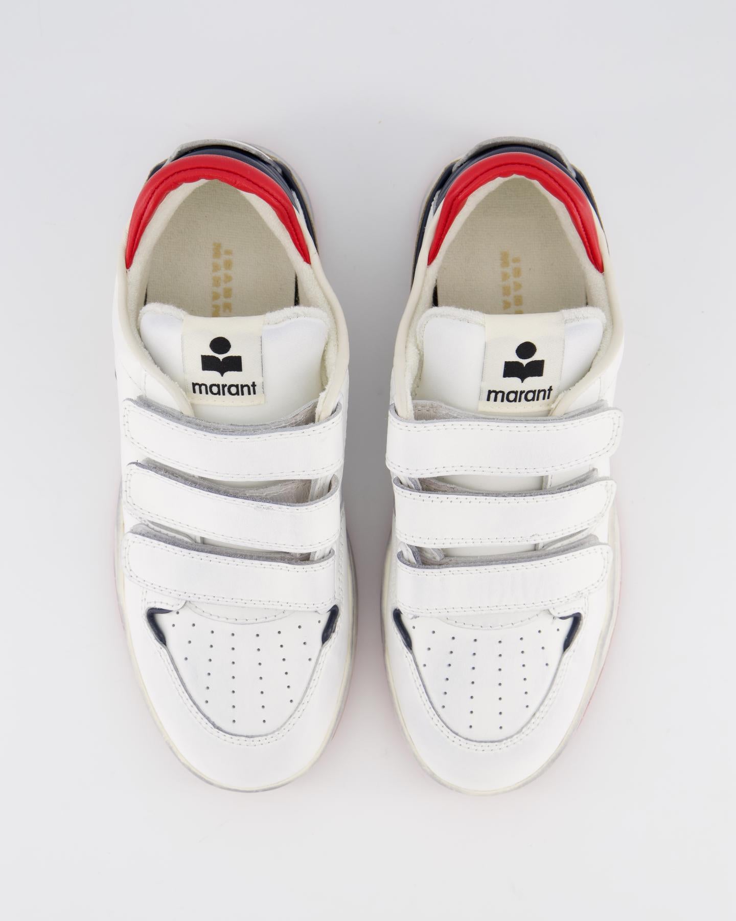 Dames Oney Sneaker Wit/Blauw/Rood