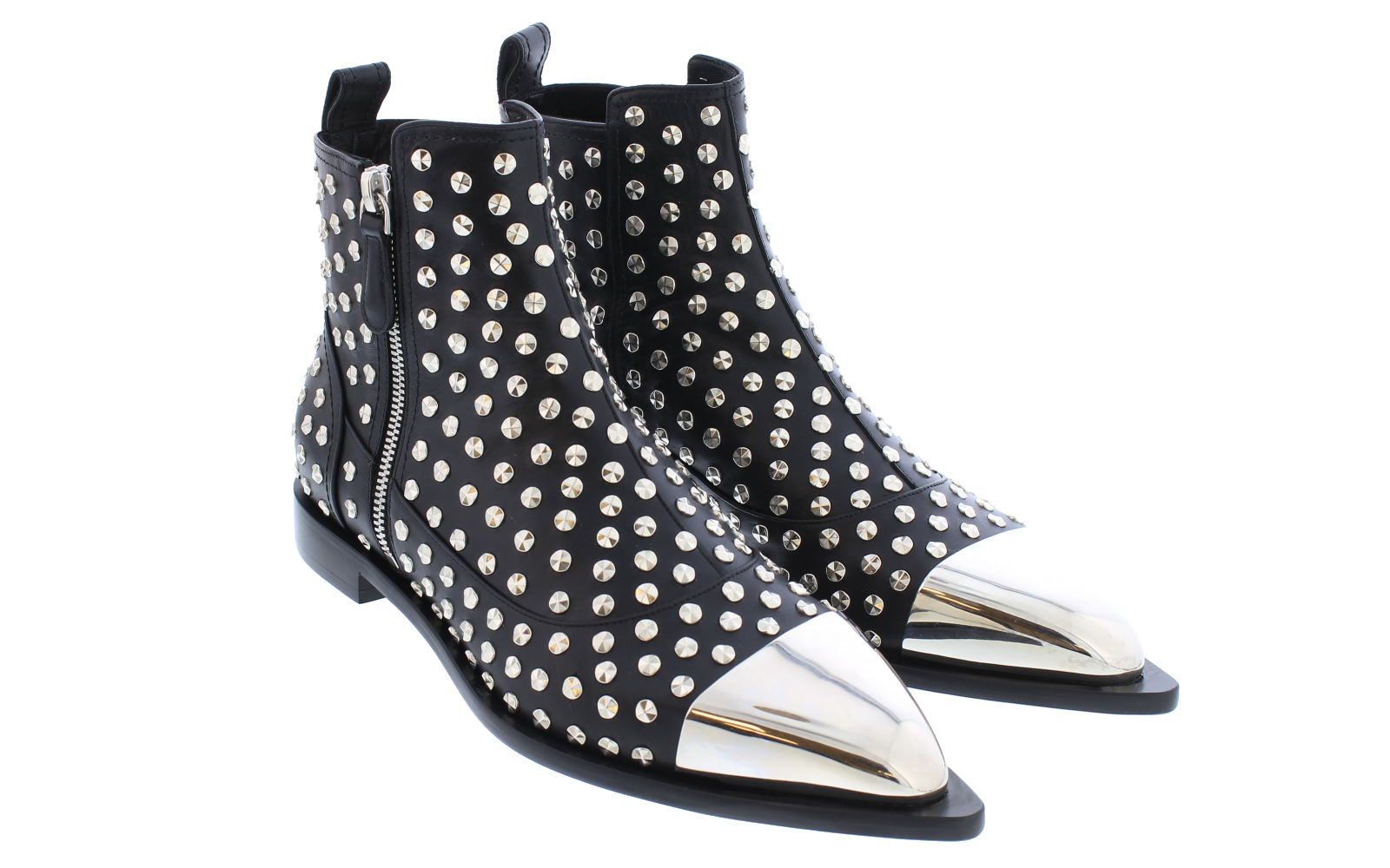 Women Show Boot Silver Studs