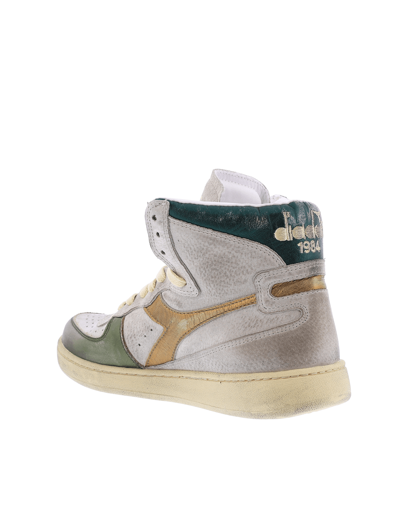 Women Mi Basket Metal Beige/Green